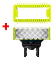 Lamina Refil + 01 Pente P/ Barbeador Oneblade Philips