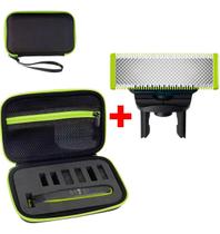 Lâmina Refil + Case P/ Barbeador Oneblade Philips