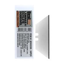 Lâmina Refil para Estilete Dobrável Tipo Triângulo 59 mm x 19 mm. x 0,5 mm. Caixa com 10 peças BFH3198 Bestfer