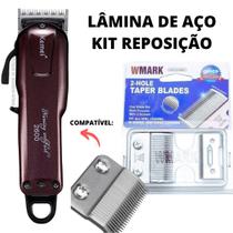 Lâmina Reposição Aço Máquina De Cortar Cabelo Kemei 2600