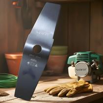 Lâmina Roçadeira 2 Pontas 355mm Furo Grande Em Aço Manganês