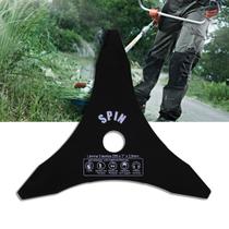 Lamina Roçadeira 3 Pontas Furo 25,4mm 1 Polegada Faca 25 cm 255mm Espessura 2,9mm Lâmina de Corte SPIN