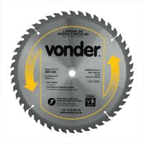 Lâmina serra circular com 48 dentes de metal duro/vídea 300 x 30 mm Vonder