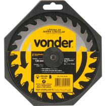 Lamina serra circular vídea 400x30x4,5mm 24 dentes 3300 rpm para madeira - Vonder