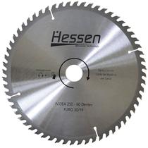 Lamina Serra Circular Widea 250mm x 60 Dentes para Madeira - Hessen