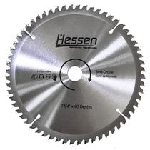 Lamina Serra Circular Widea Para Aluminio 7.1/4 x 60 Dentes 31192 Hessen