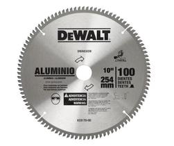 Lâmina Serra Esquadria 10" 100D Alumínio DEWALT DWA03220