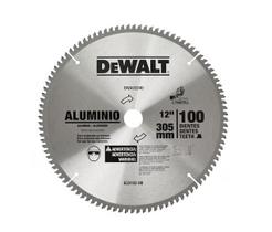 Lâmina Serra Esquadria 12" 100 Dentes Alum. DEWALT DWA03240