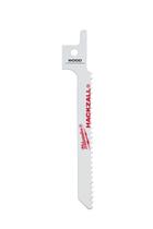 Lâmina Serra Sabre Mini 3" 1/2 Madeira 5Pçs 49-00-5310 Milwaukee Unica Lâmina Serra Sabre Mini 3" 1/2 Madeira 5Pçs 49-00-5310 Milwaukee Unica