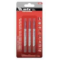 Lamina Serra Tico Tico 50 X 0,8 Mm Encaixe Fácil 3 Peças Mtx Lamina Serra Tico Tico 50 X 0,8 Mm Encaixe Fácil 3 Peças Mtx