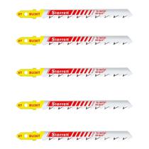 Lâmina serra tico tico 75 mm 6 dentes bimetal para madeira 5 peças - BU36T