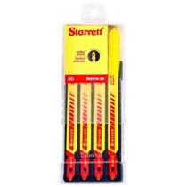 Lâmina Serra Tico-Tico Multi 100X9.5mm 18 Dentes 5 Peças Starrett BU418 Lâmina Serra Tico-Tico Multi 100X9.5mm 18 Dentes 5 Peças Starrett BU418