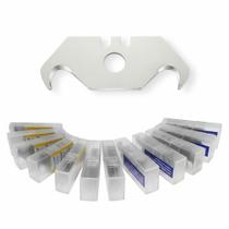 Lâmina Trapezoidal Gancho LPT-604 Seller Aço Carbono Cortes Embalagens Carpetes - Kit com 12 Tubos Lâmina Trapezoidal Gancho LPT-604 Seller Aço Carbono Cortes Embalagens Carpetes - Kit com 12 Tubos