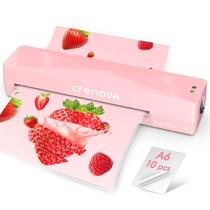 Laminador de mesa pessoal Crenova A4 4 em 1 rosa quente e frio Laminador de mesa pessoal Crenova A4 4 em 1 rosa quente e frio