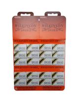 Lâminas Aço Inox Barbear Wilkinson Sword 1 Cartela 20x3un
