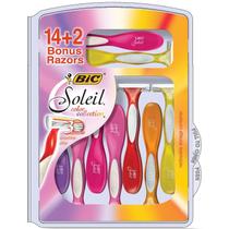 Lâminas de barbear BIC Soleil Color Color (14 + 2) TUKNON