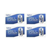 Lâminas De Barbear De Aço Inoxidável Para Homens, Ferramenta Profissional De Barbear