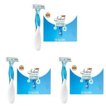 Lâminas de barbear descartáveis BIC Soleil Comfort Women, pacote com 10 unidades x 3 Lâminas de barbear descartáveis BIC Soleil Comfort Women, pacote com 10 unidades x 3