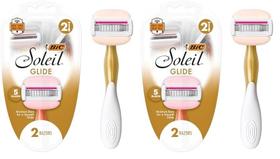 Lâminas de barbear descartáveis BIC Soleil Glide Women 5 lâminas x2