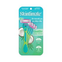 Lâminas de barbear descartáveis Skintimate Coconut Delight 4 unidades