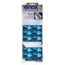 Lâminas de barbear em aço inoxidável enox platinum 40 un enox