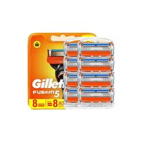 Lâminas De Barbear Gillette Fusion 8pcs Lâminas Originais Para Máquina De Barbear Lâminas De Barbear Gillette Fusion 8pcs Lâminas Originais Para Máquina De Barbear