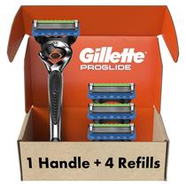 Lâminas de barbear Gillette Fusion ProGlide para homens e recargas de 4 lâminas