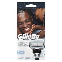Lâminas de barbear Gillette SkinGuard para homens com pele sensível +2 recargas