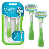 Lâminas de barbear Gillette Venus Extra Smooth Green descartáveis, 2 unidades