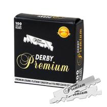 Lâminas de Barbear Inoxidável 1/2 Derby Premium