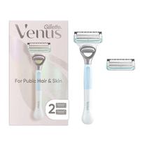 Lâminas de Barbear Íntimas Gillette Venus para Mulheres - com Aparador