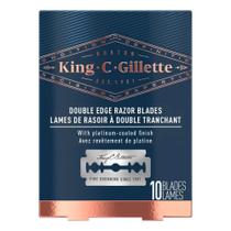 Lâminas De Barbear King c. Gillette Pack 10 Unidades Lâminas De Barbear King c. Gillette Pack 10 Unidades