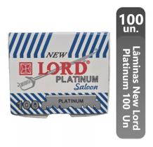 Lâminas De Barbear Lord Platinum 100 Un.