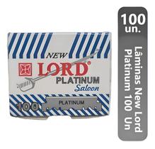 Lâminas De Barbear Lord Platinum 100 UN