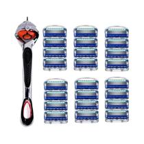 Lâminas De Barbear Masculinas De 5 Camadas Fusion pro Power Shaver Barba Cabelo Trimmer Recargas De