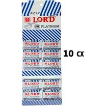 Lâminas De Barbear New Lord Branca Platinum 50un Atacado