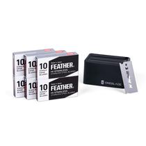 Lâminas de barbear OneBlade 60 Feather FHS-10 em aço japonês Lâminas de barbear OneBlade 60 Feather FHS-10 em aço japonês