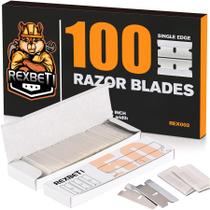 Lâminas de Barbear REXBETI 100 Unidades de Fio Simples 3,8 x 1,9 cm Lâminas de Barbear REXBETI 100 Unidades de Fio Simples 3,8 x 1,9 cm