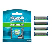Lâminas de Barbear Wilkinson Sword Protector 3 Pacote com 4 Lâminas de Barbear Wilkinson Sword Protector 3 Pacote com 4