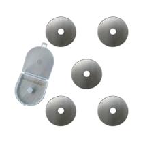 Lâminas De Cortador Rotativo R45x8mm 5pcs Ferramentas De Corte Para Couro E Tecido Fácil De Rasgar