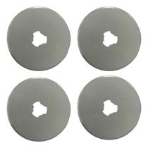Lâminas de Corte Cortador Para Circular Disco 45mm kit com 4 Ideal para Costura Patchwowk Artesanatos em Geral Lâminas de Corte Cortador Para Circular Disco 45mm kit com 4 Ideal para Costura Patchwowk Artesanatos em Geral