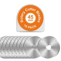 Lâminas de corte rotativas SSPONT 45 mm para acolchoar 10 pacotes