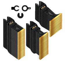 Lâminas de ferramentas oscilantes KELIN Titanium 64 unidades para metal e madeira