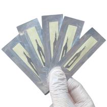 Lâminas de Goiva Descartáveis Nº 1 - Kit com 5 Unidades - Uso Profissional em Podologia