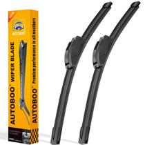 Lâminas de Limpador de Para-brisa AUTOBOO 26cm e 22cm (Pacote com 2)