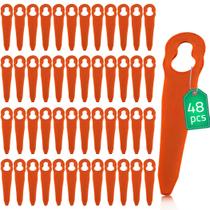 Lâminas de plástico para aparador Chuancheng, 48 peças, compatíveis com Stihl PolyCut Lâminas de plástico para aparador Chuancheng, 48 peças, compatíveis com Stihl PolyCut