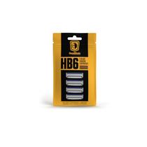 Lâminas de recarga HeadBlade HB6 6 em aço inoxidável para MOTO ATX