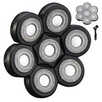 Lâminas de reposição de barbeador elétrico HONTEC 7D pretas para homens Lâminas de reposição de barbeador elétrico HONTEC 7D pretas para homens