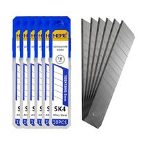 Lâminas de reposição HIEMIE Tools, faca utilitária de 18 mm, 60 unidades