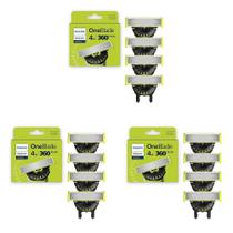 Lâminas de Reposição Norelco OneBlade 360 QP440/80 12 unidades Lâminas de Reposição Norelco OneBlade 360 QP440/80 12 unidades
